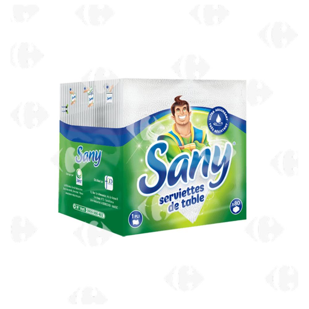 [421269] Serviettes de Table Sany 80 unités