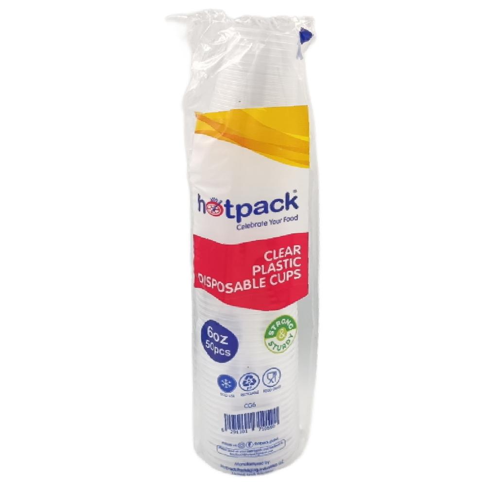 Gobelet Plastique Transparent 18cl 50 unités