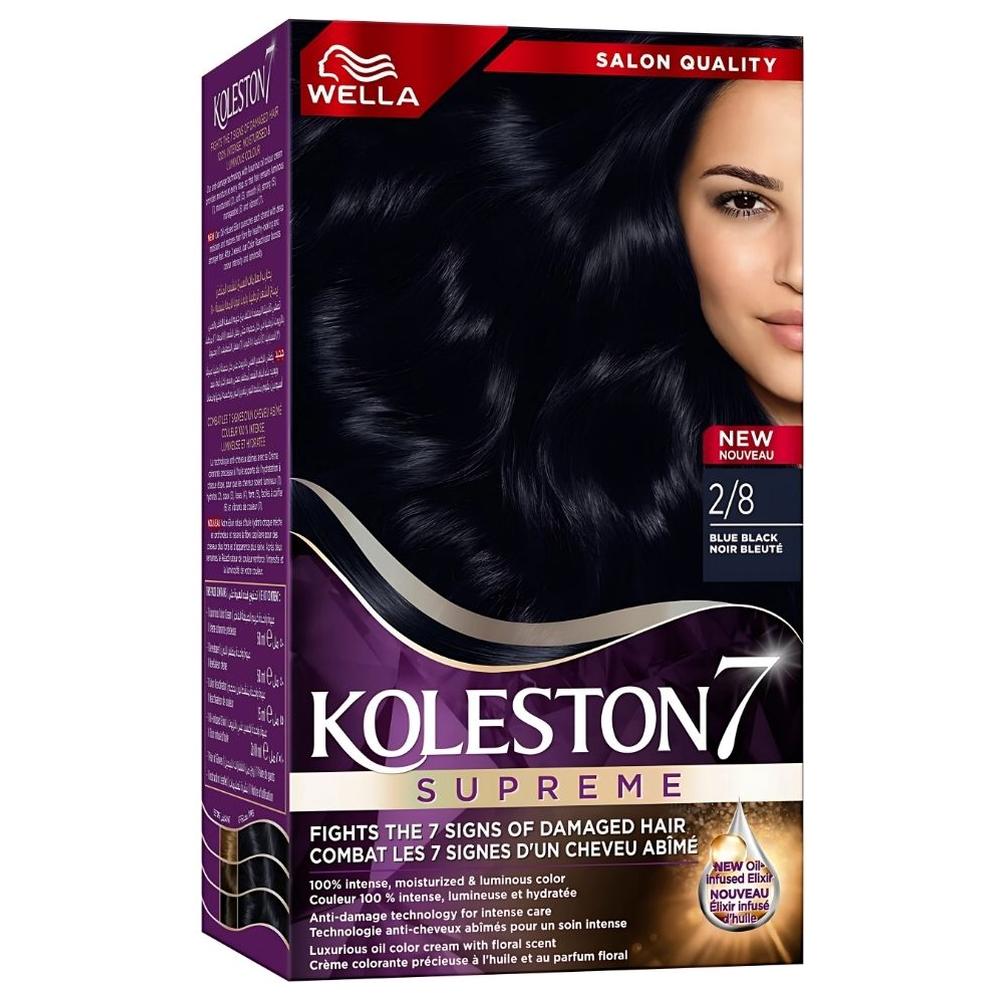 Coloration Crème Noir Bleuté 2/8 Koleston