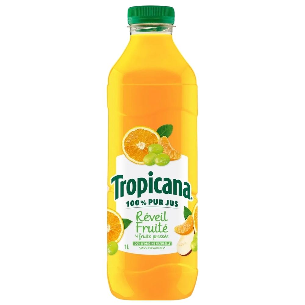 [734413] Jus Multifruits Réveil Fruité Pur Tropicana 1L