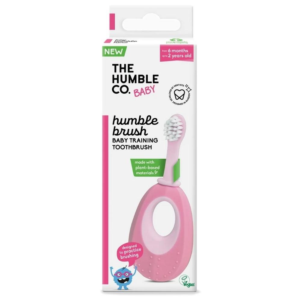 Brosse à Dents Bébé Rose The Humble 1 unité