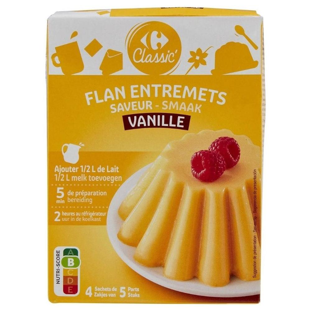 [664288] Flan Vanille Carrefour Classic 192g