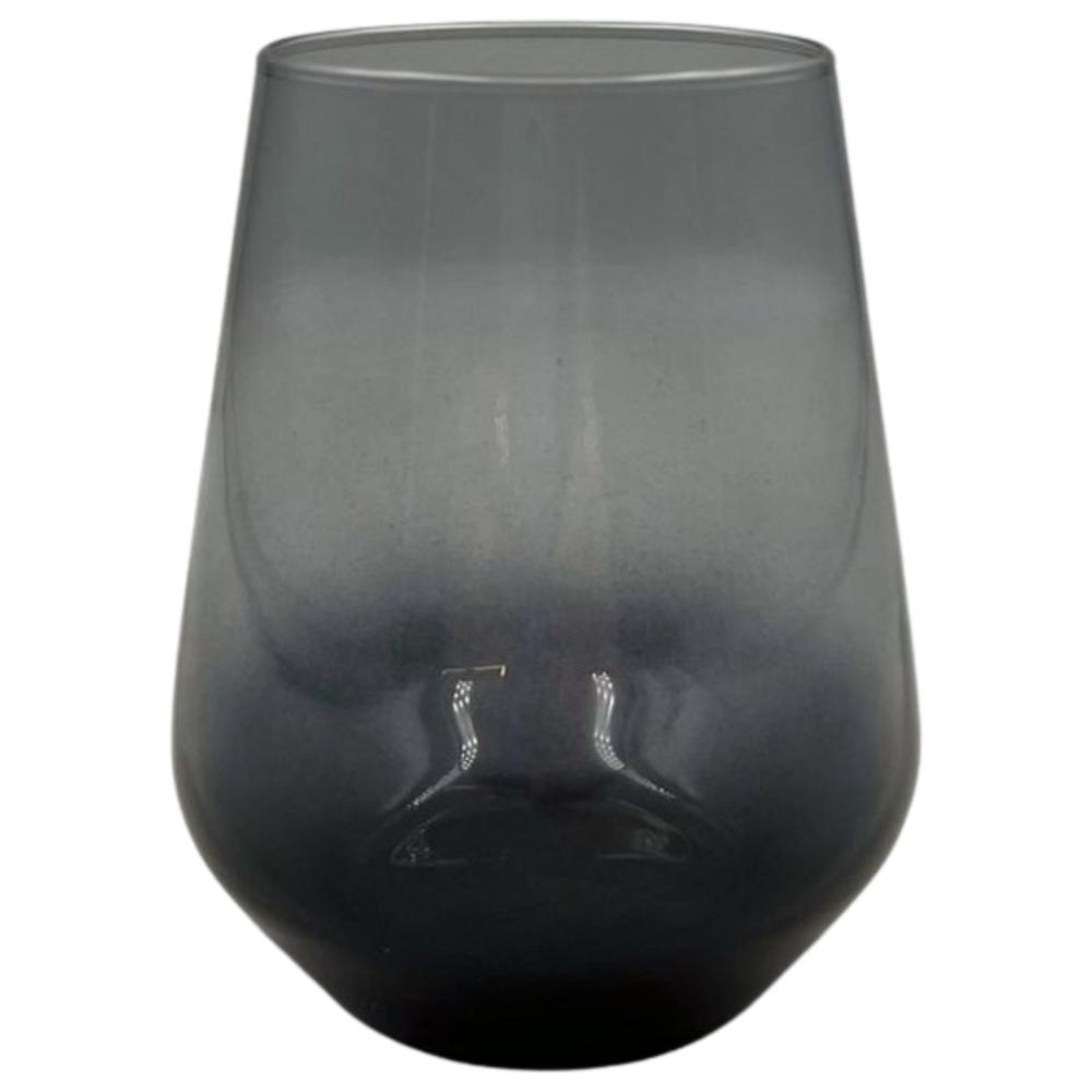 [684047] Verre à Eau Fumé Noir Forme Basse 42cl.