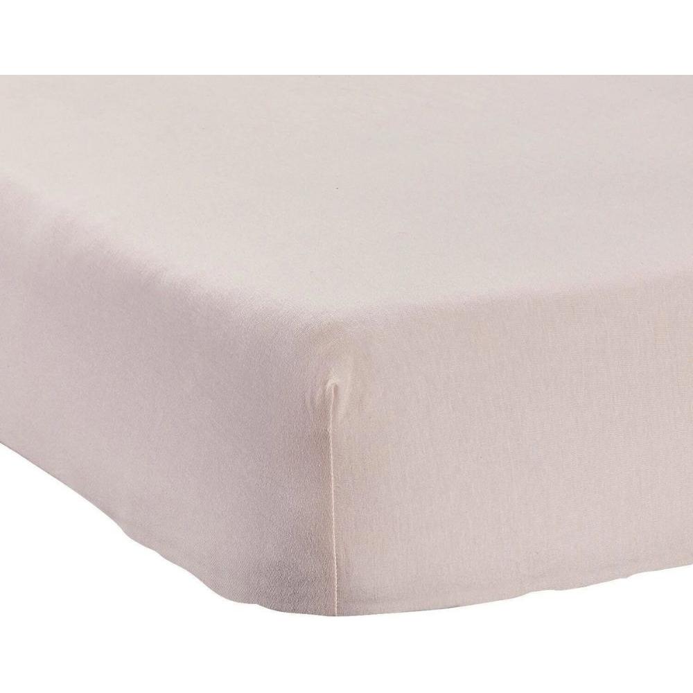 [703105] Drap Housse Rose 100% Coton Tex Home 180x200 cm