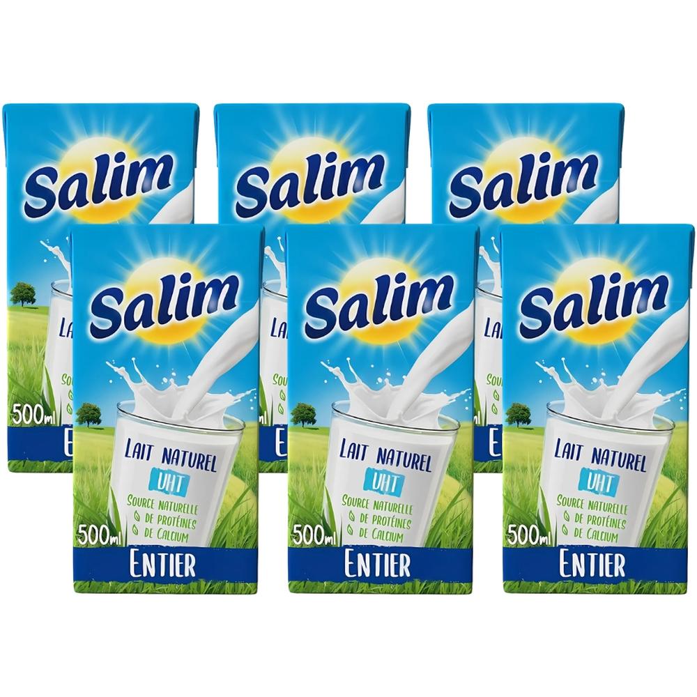 [673159] Lait UHT Entier Salim 6 unités 500ml