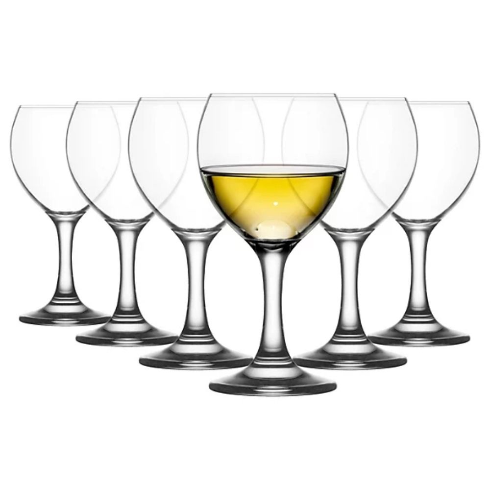 Lot de 6 Verres à Vin Blanc Lav Misket 210ml