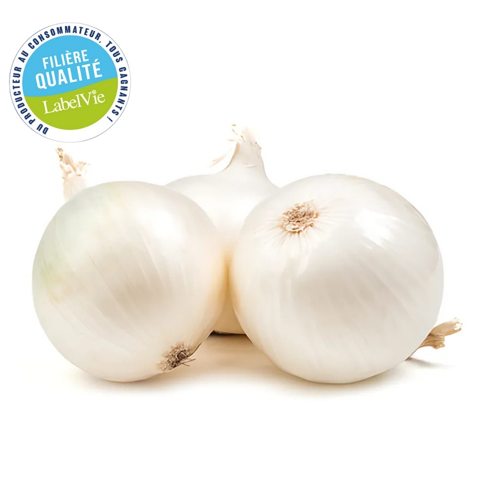 [722122] Oignon Blanc 3 pièces - Filière Qualité