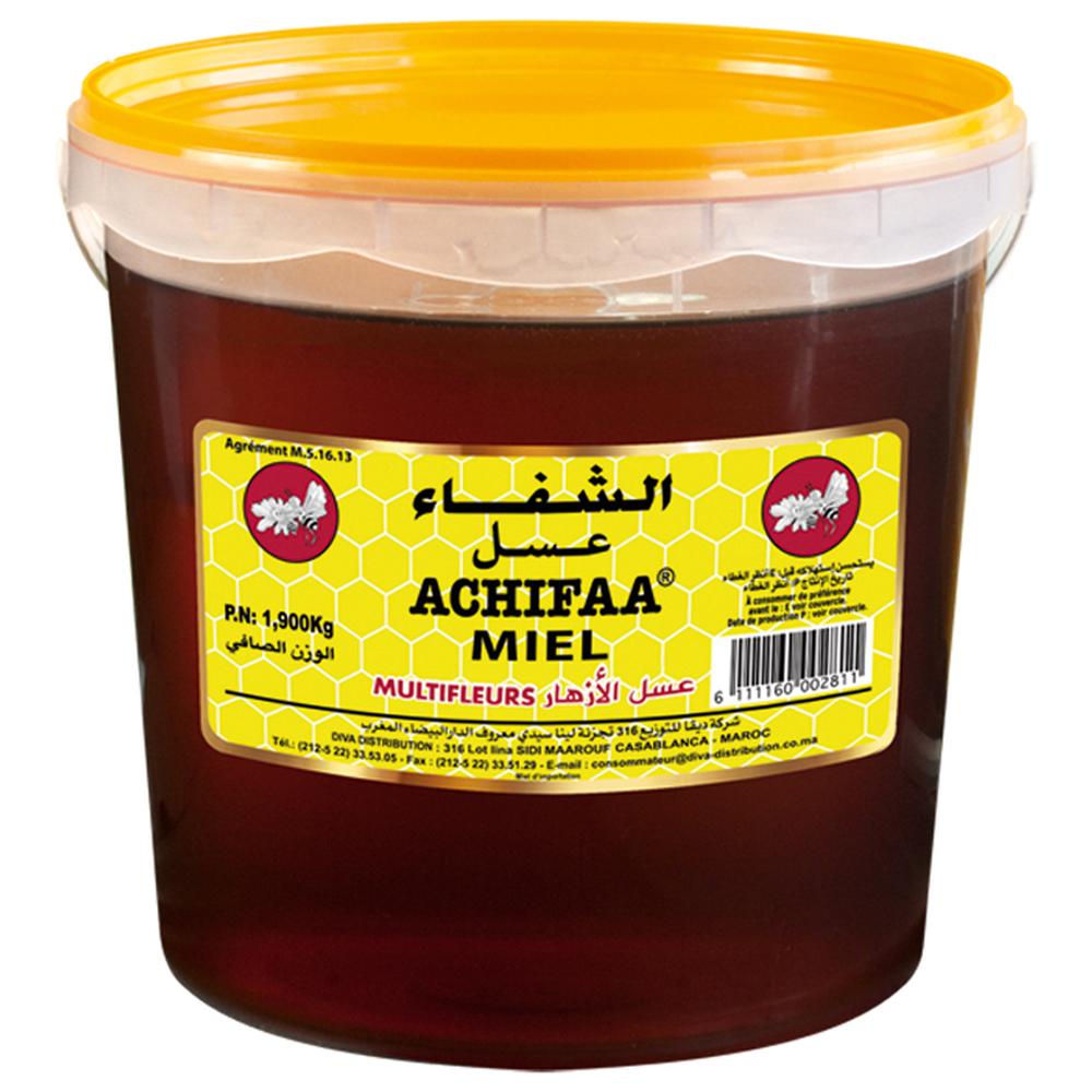 Miel Multifleurs Seau Achifaa 1,9kg