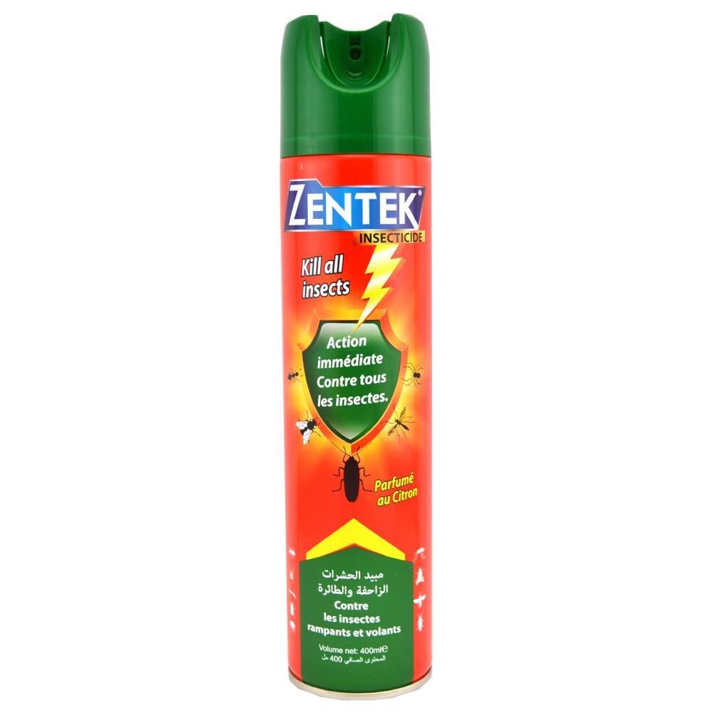 Insecticide Aérosol Contre Tous les Insectes Zentek 400ml