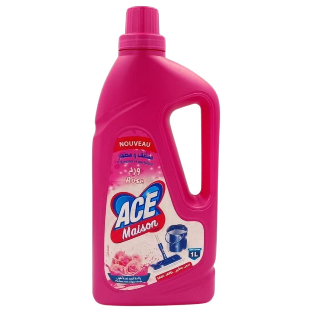 Nettoyant Multi-Surfaces Rose Ace Manzili 1L.