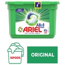 Capsules Lessive Automatique All in 1 Pods Original Ariel 15 unités.