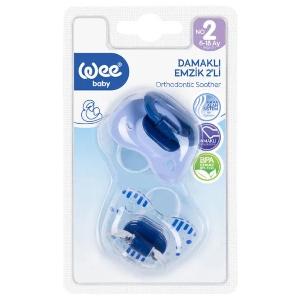Double Sucette pour Bébé Orthdontique Wee Baby
