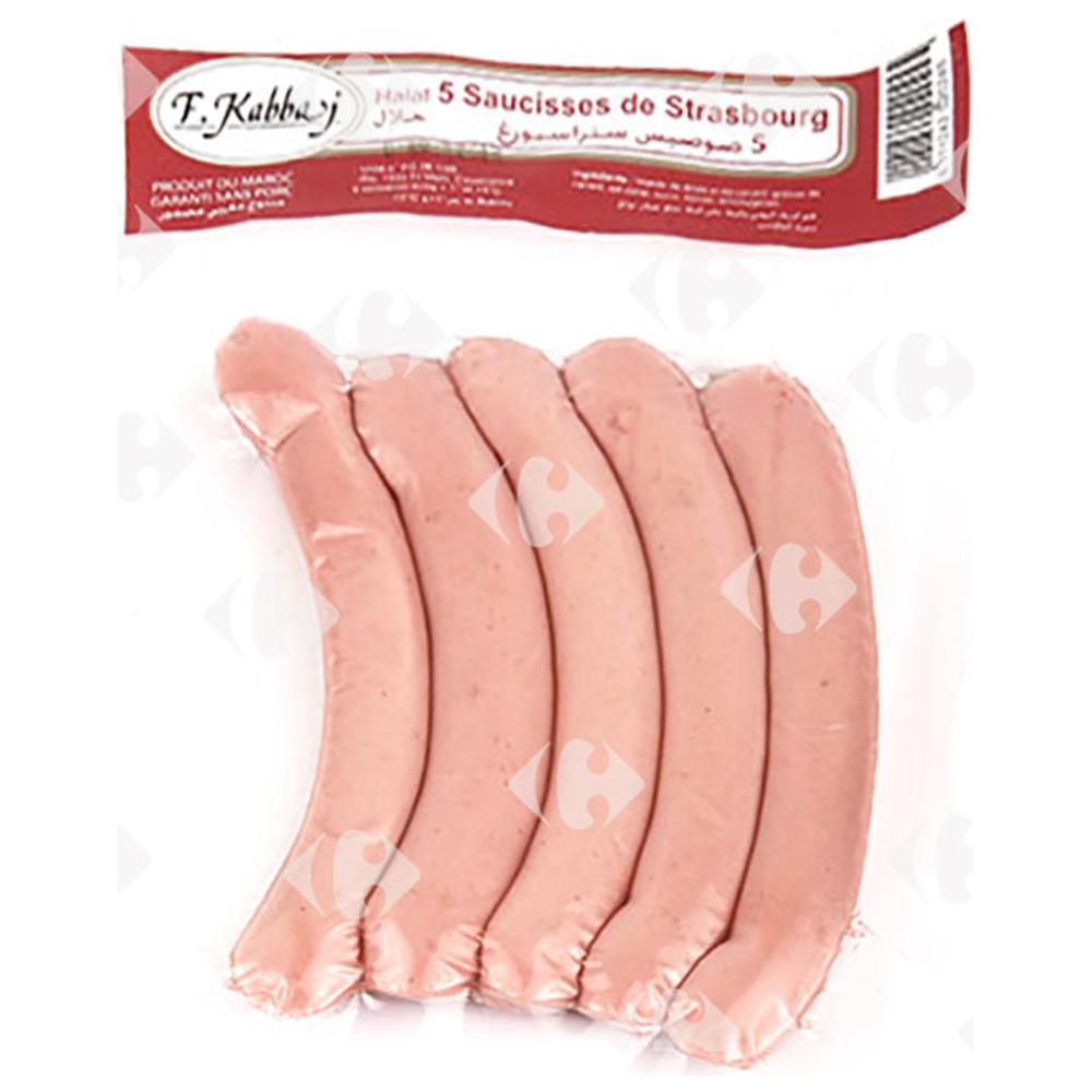 Saucisses de Strasbourg - Charcuterie - Farida Kabbaj 250g