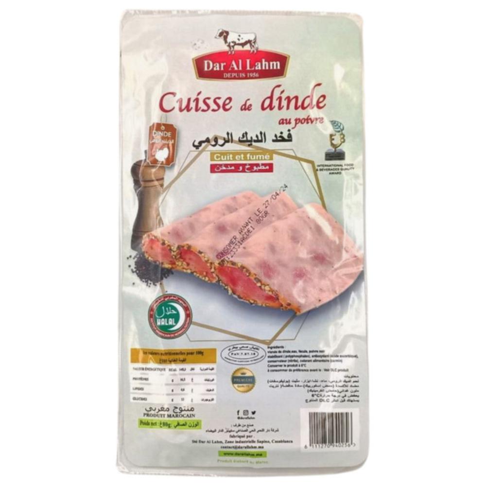 Tranche Cuisse de Dinde aux Poivre Dar Al Lahm 80g.