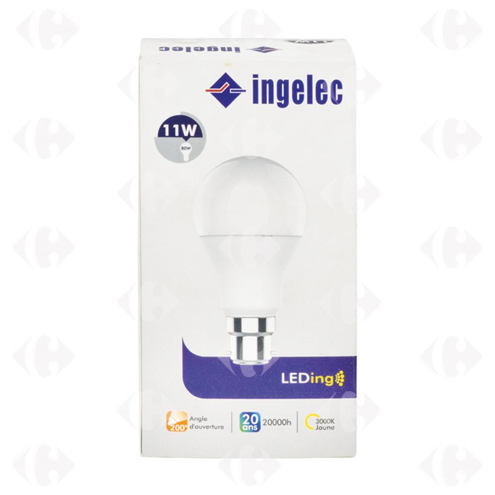 [613873] Lampe Led Baïonnette Jaune A60 11W B22