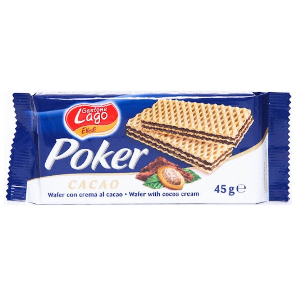 [194691] Gaufrette Cacao Poker 45G