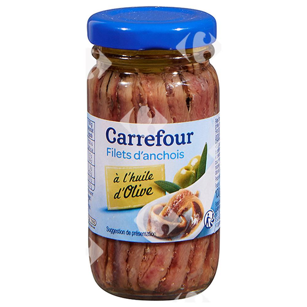 [644311] Filets d'Anchois à l'Huile d'Olive Carrefour 100g