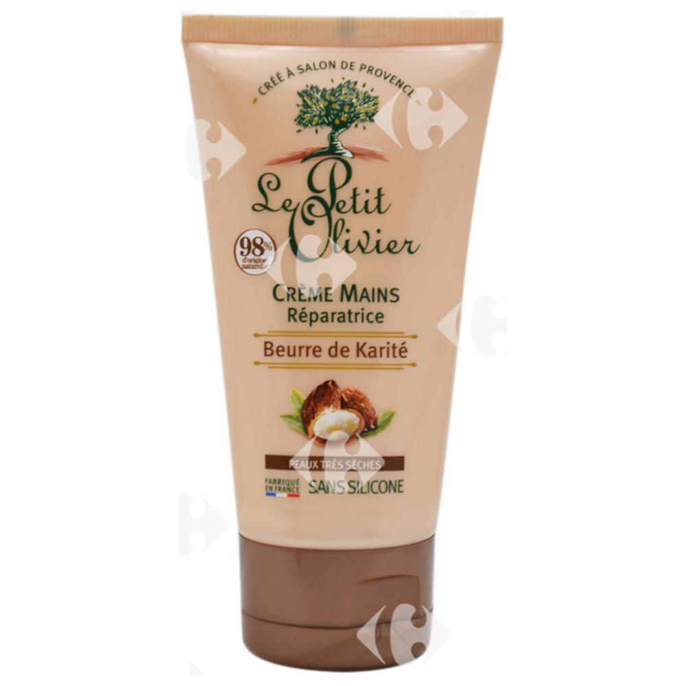Crème Mains réparatrice Beurre de Karité Le Petit Olivier 75ml
