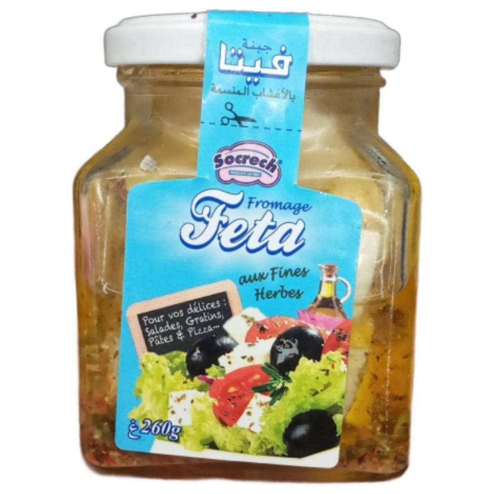 Fromage Feta Marinée Socrech 260g