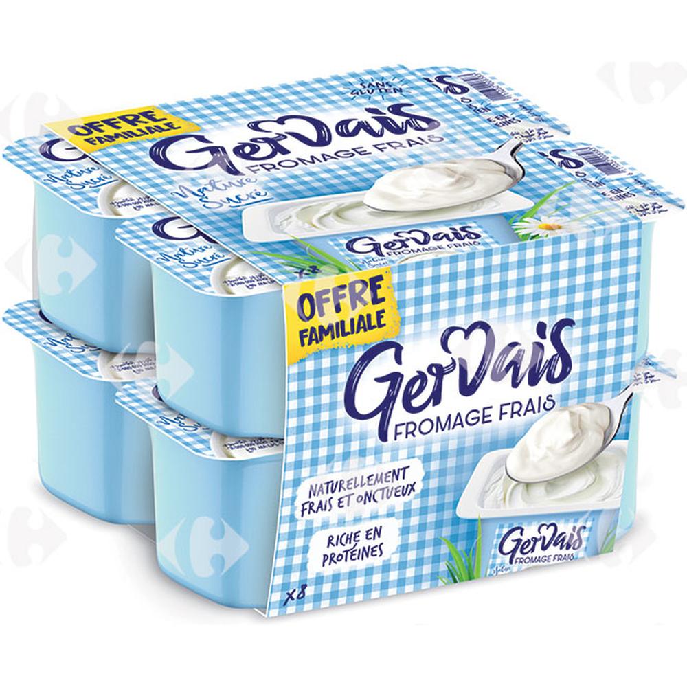 [670696] Pack Fromage Frais Nature Sucre Gervais 8 x 110g