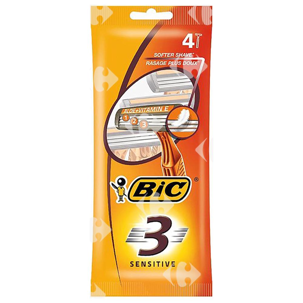 [64494] Rasoir Jetable Sensitive Bic 3 4 unités