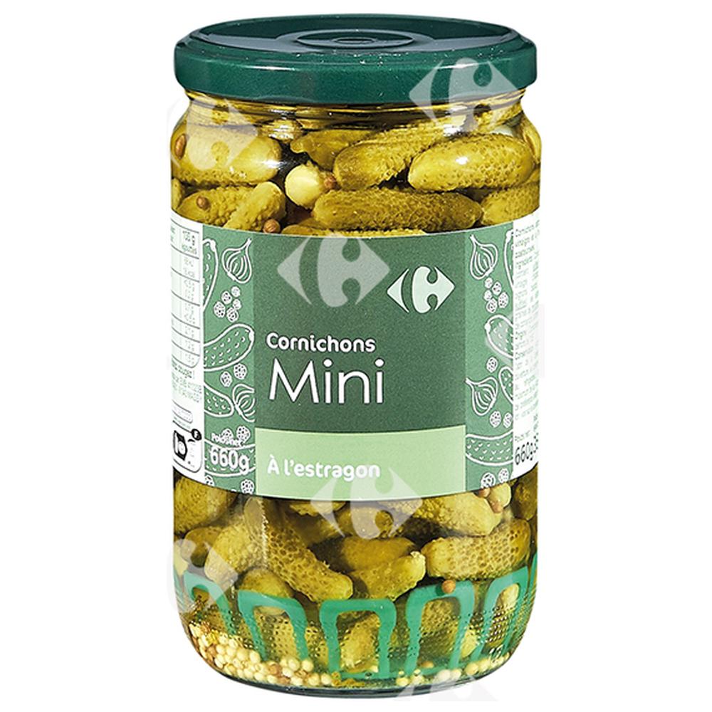[626255] Bocal Mini Cornichons Carrefour 72cl