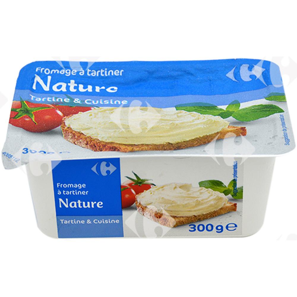 Fromage à Tartiner Nature Carrefour 300g