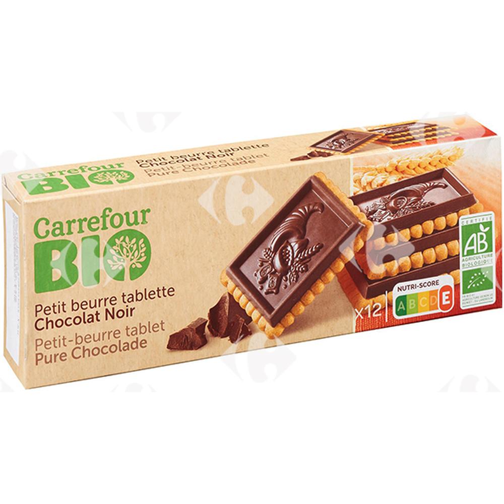 [527878] Biscuits Chocolat Noir Carrefour Bio 150g