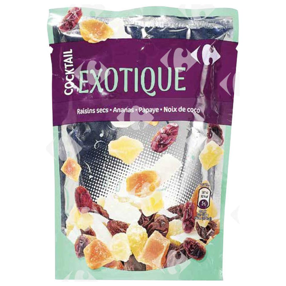 Cocktail de Fruits Exotiques Séchés Carrefour 110g