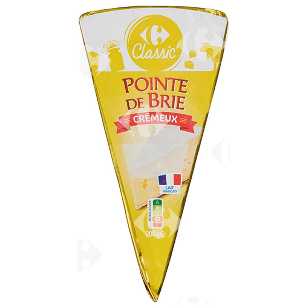 Pointe de brie 60% Mg Carrefour 200g
