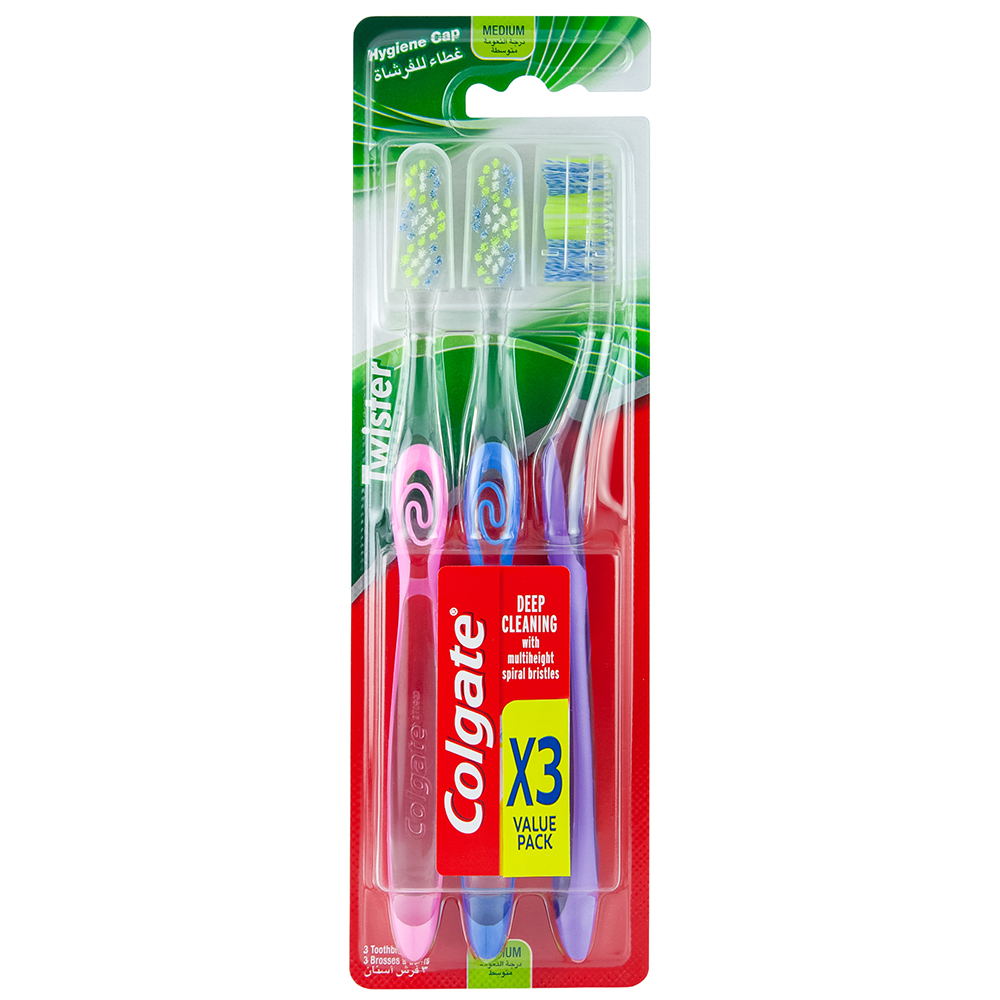 [403727] Brosse à Dents Twister Colgate 3 unités