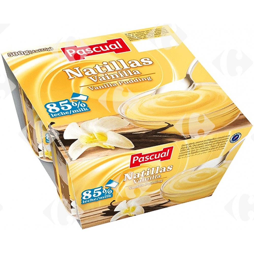 Dessert Mousse Vanille Pascual 4 x 125g