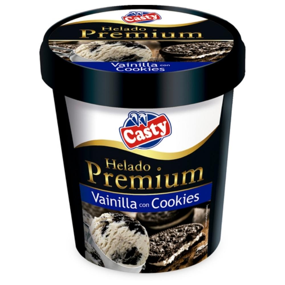 [714520] Pot de Glace Vanille avec Cookies Casty 500ml