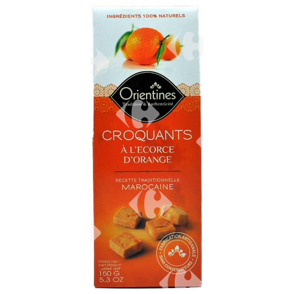 Croquants à l'Écorce d'Orange Orientines 150g