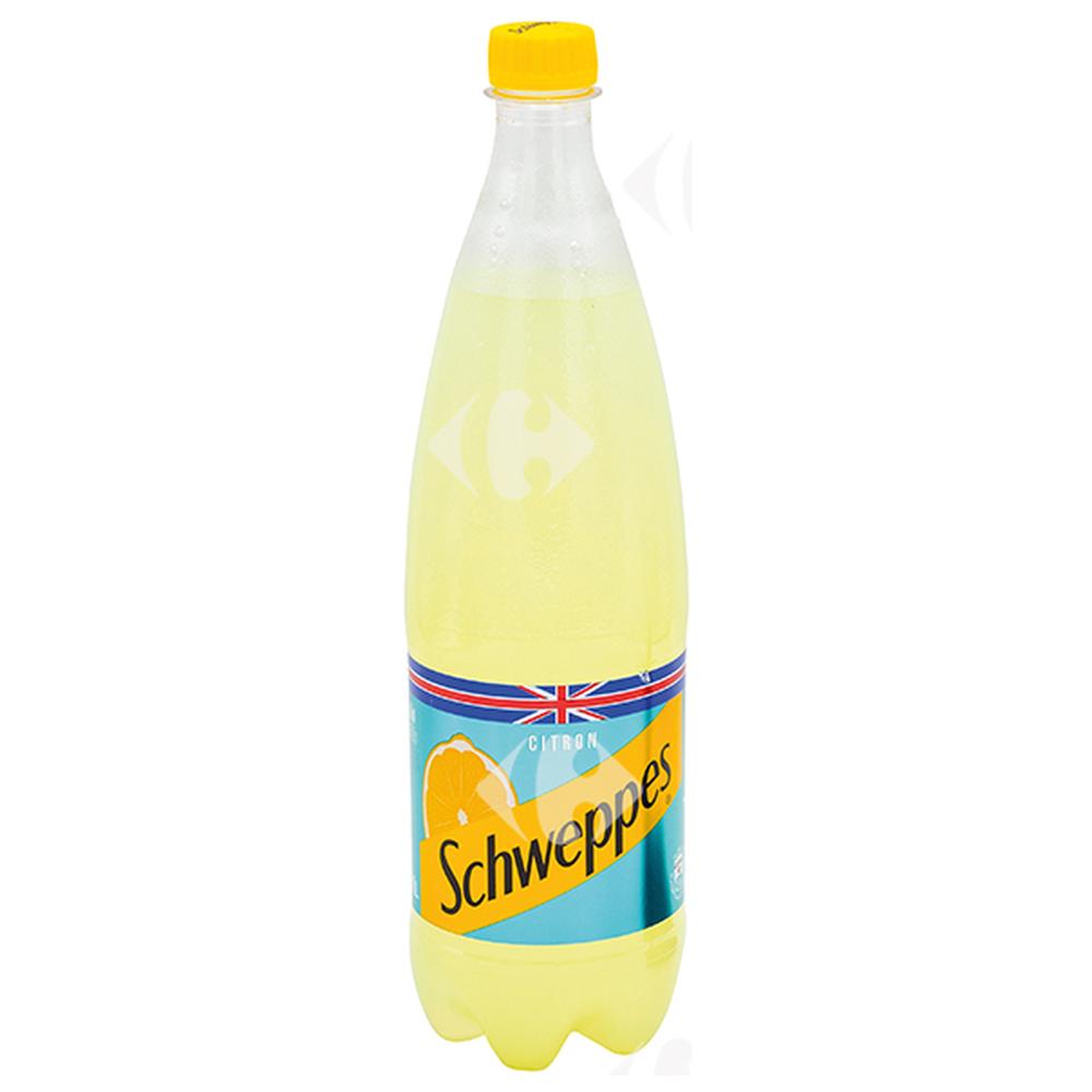 Boisson gazeuse Schweppes citron bouteille 1L