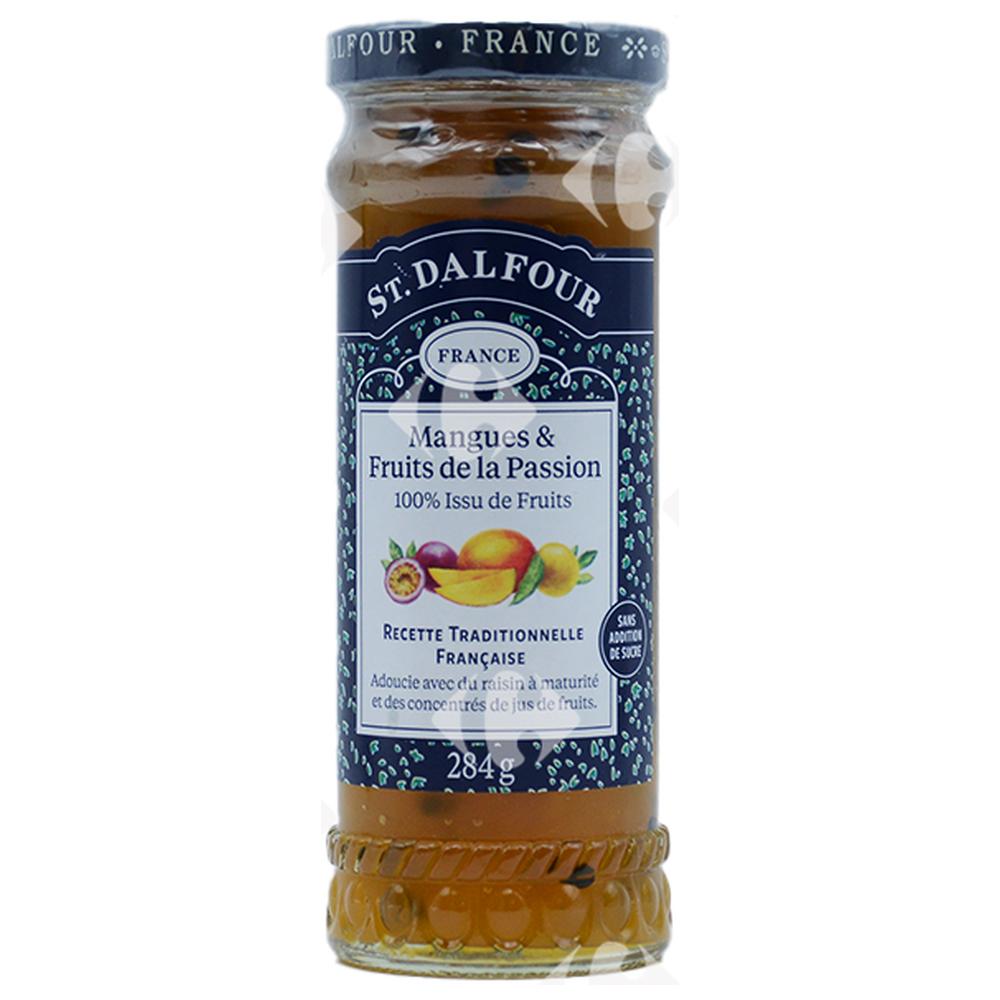 [640932] Confiture de Mangue et Fruits de Passion Sans Sucre Saint Dalfour 284g