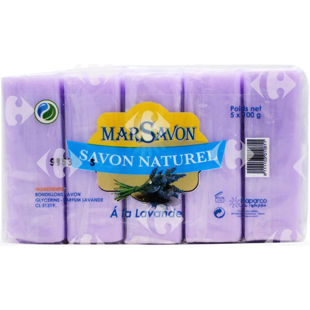 [664166] Savon Dur Lavande Marsavon 5x100g
