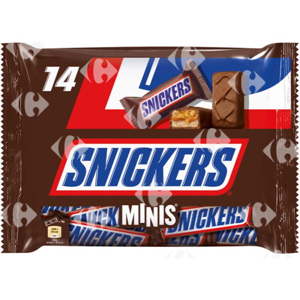 Mini Barres Chocolatées Snickers 227g