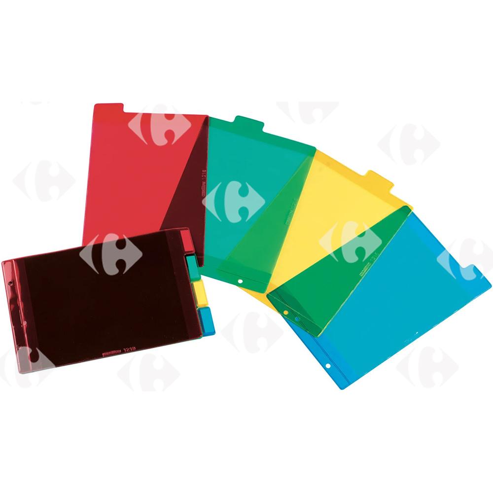 [647958] Intercalaire Oxford 4 positions Translucide A5
