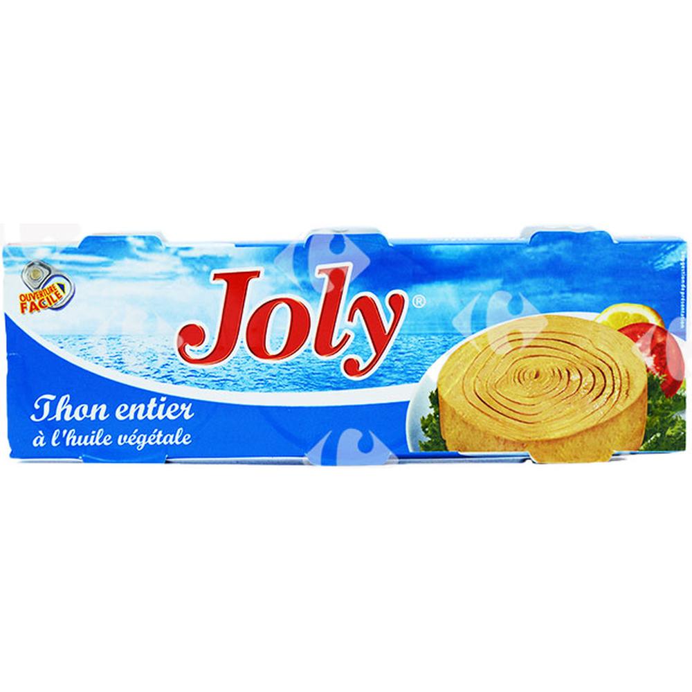 [120354] Pack de Trois Conserves de Thon à l'Huile Végétale Joly 85g