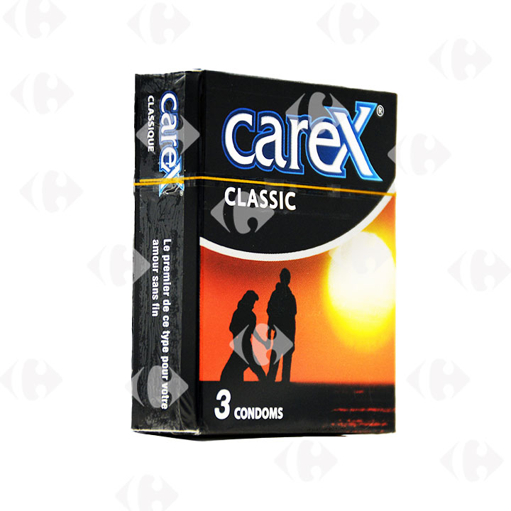 Préservatifs Classic Carex 3 unités