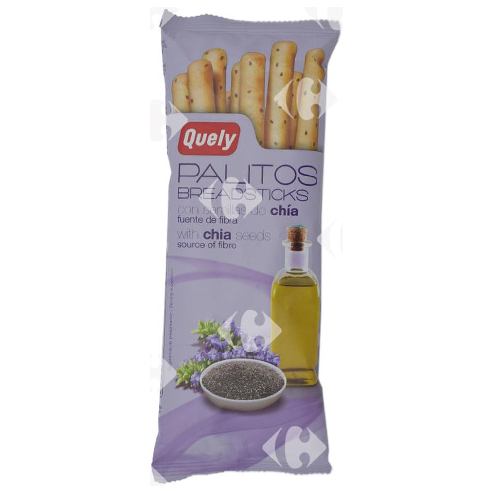[648971] Pain Sticks aux Graines de Chia Quely 50g
