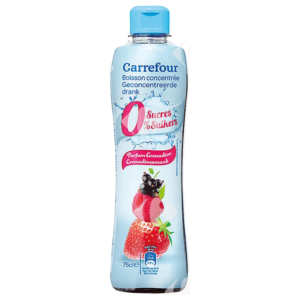 [571222] Sirop de Grenadine 0% Sucre Carrefour 75cl