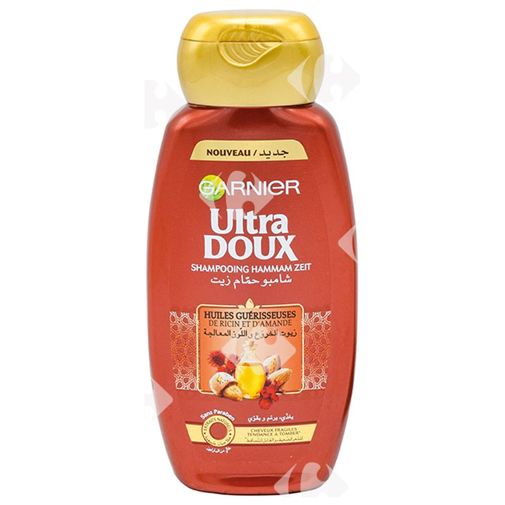 Shampooing Hammam Zeit Ricin Amande Ultra Doux Garnier 200ml