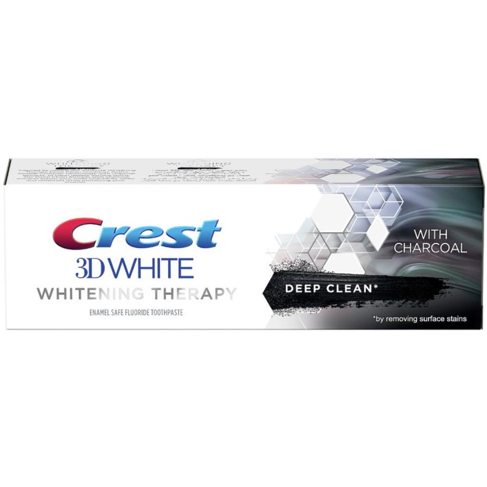 Dentifrice Blancheur Charbon 3D White Crest 75ml