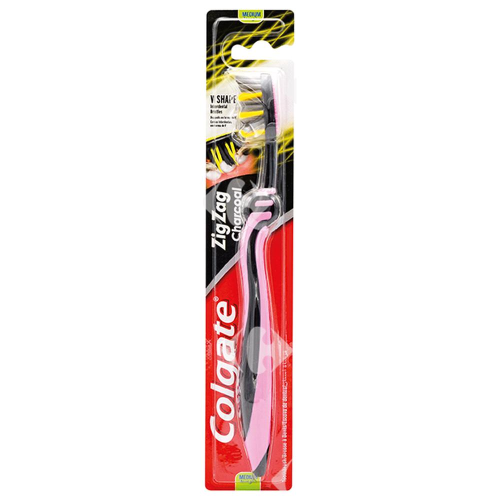 [604939] Brosse à Dents Zig Zag Charcoal Colgate 1 unité