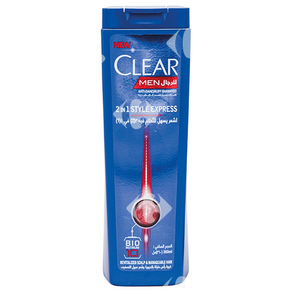Shampooing Style Express Clear pour Homme 360ml