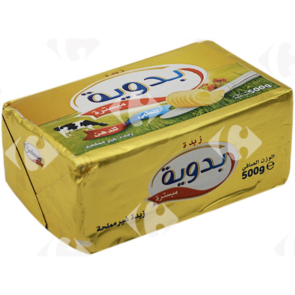 [67774] Beurre Doux sans Sel Badaouia Bloc 500g