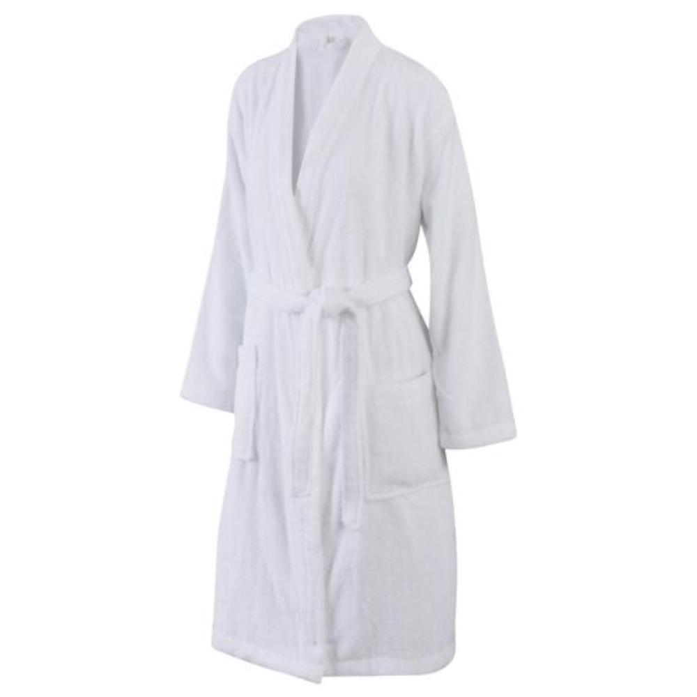 [551330] Peignoir Adulte Bath en Coton Blanc Tex Home S/M