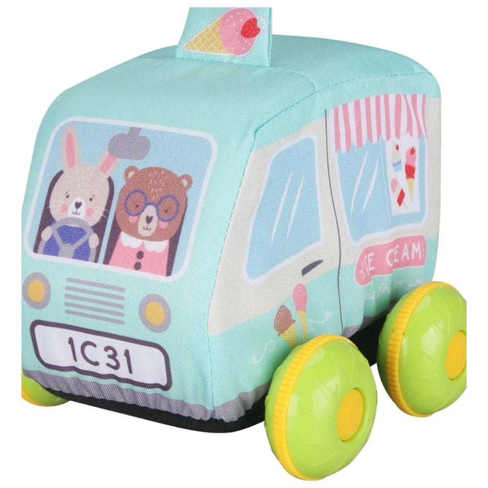 [723517] Ma Première Voiture Tissu Zoko-HappyBear 12x11x10 cm